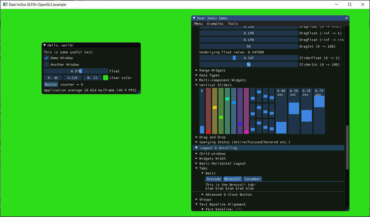 ImGui Library